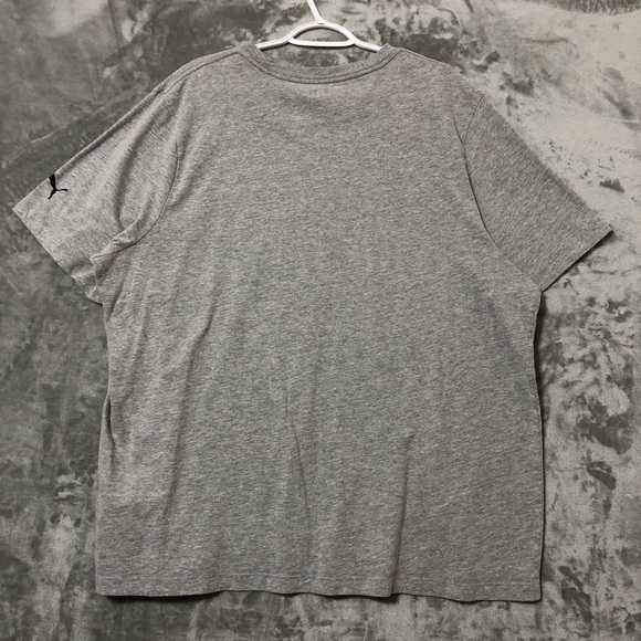 Puma Men T-Shirt XXL Grey Crewneck Short Sleeve Athleisure - Picture 8 of 10